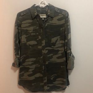 Express Camo Print Button Up!